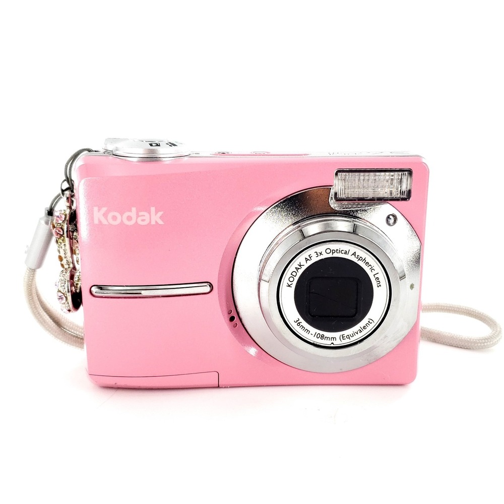 Kodak EasyShare C513 5.0MP Digital Camera Pink No SD Card Tested & Works